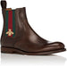 GUCCI MEN'S STRAND LEATHER WINGTIP CHELSEA BOOTS - LuxurySnob