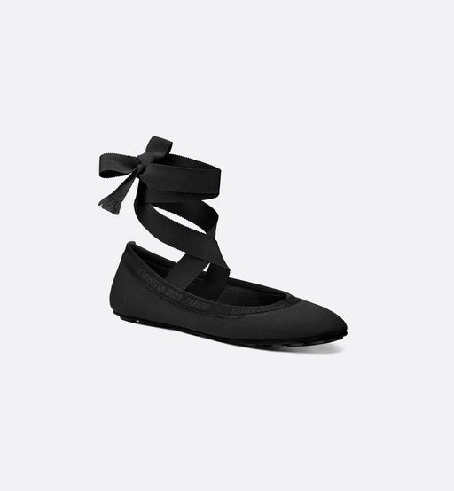 DIOR ACADEMY LACE-UP BALLERINA FLATS - LuxurySnob