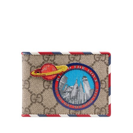 Gucci Courier GG Supreme Wallet