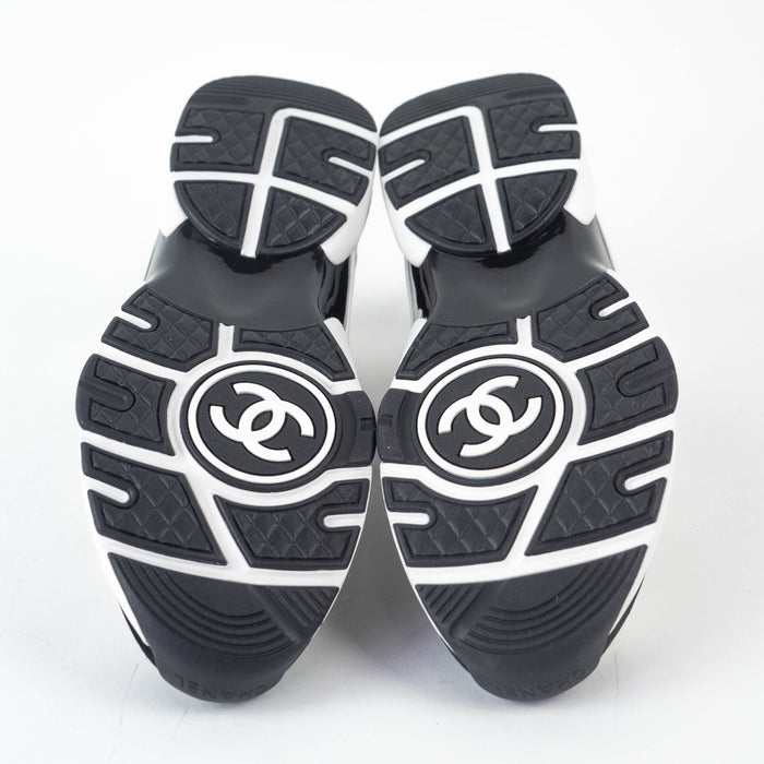 Chanel Suede Calfskin and Fabric Sneakers