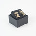 Chanel CC Black & Gold earrings