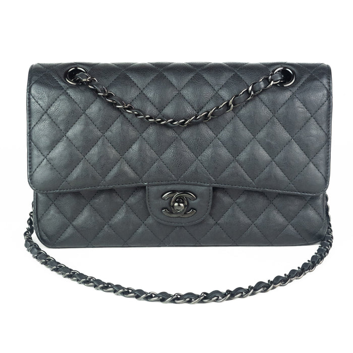 Chanel Medium Flap bag with black hardware 