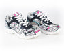 Chanel Multicolor Silk and Suede Sneakers