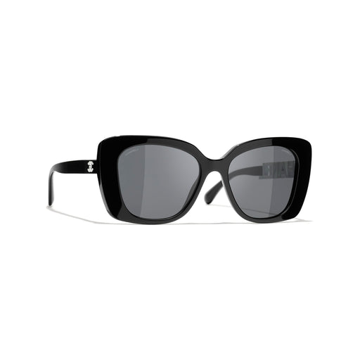 Chanel Square Sunglasses (White Lettering)