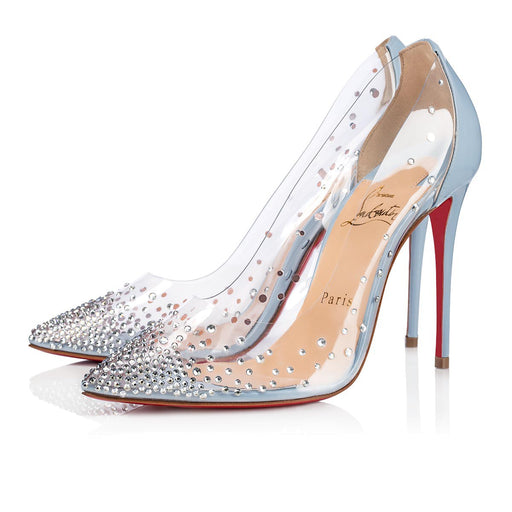 CHRISTIAN LOUBOUTIN DEGRASTRASS PVC 100MM SIZE 40 - LuxurySnob