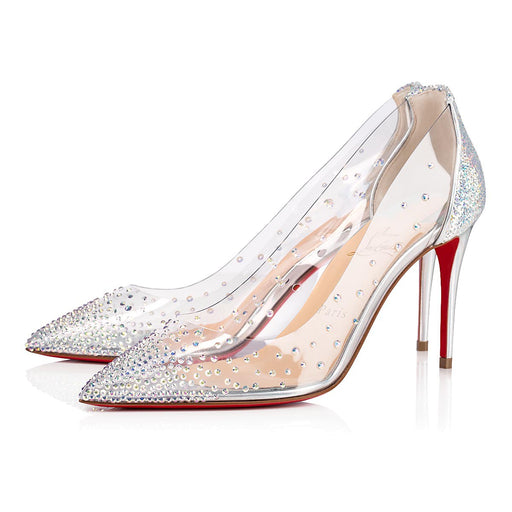 CHRISTIAN LOUBOUTIN  DEGRASTRASS PVC 85 MM SIZE 39 - LuxurySnob