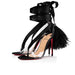 CHRISTIAN LOUBOUTIN MARIE EDWINA 100mm PVC/Crepe satin/Ostrich - LuxurySnob
