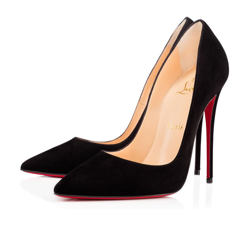 Christian Louboutin So Kate Veau Velour Heels in Black