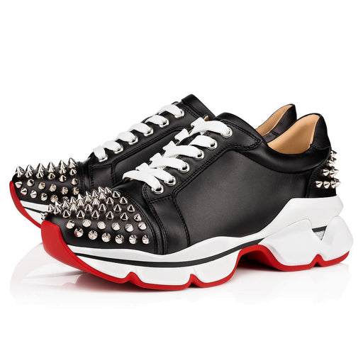 CHRISTIAN LOUBOUTIN VRS 2018 BLACK/SILVER CALF