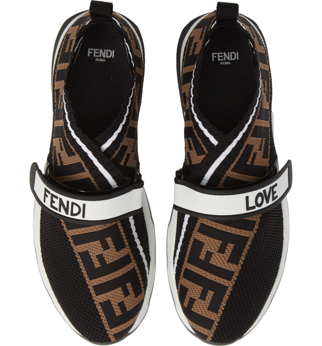 FENDI ROCKOKO SNEAKERS SIZE 38 - LuxurySnob