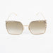 Fendi Square Cat Eye Studded Sunglasses