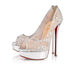 CHRISTIAN LOUBOUTIN FETISH PEEP LACE 150mm SIZE 39 - LuxurySnob