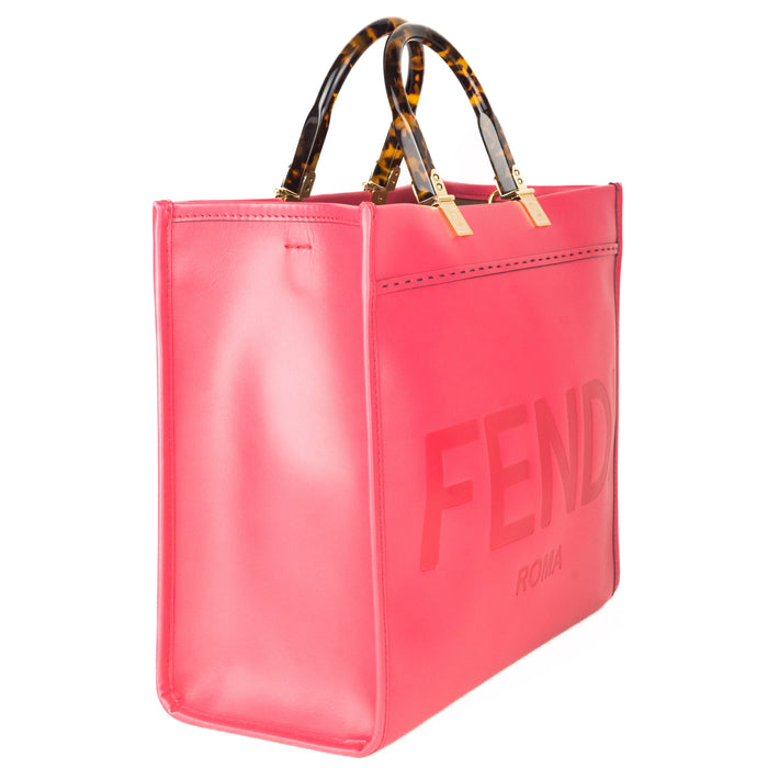 Fendi Medium Sunshine Tote in Fucshia