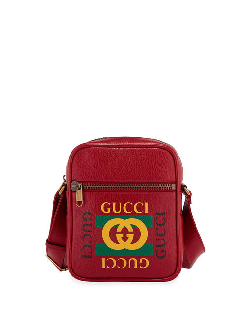 GUCCI LOGO MESSENGER BAG - LuxurySnob