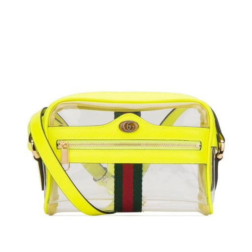GUCCI MINI OPHIDIA TRANSPARENT CROSSBODY BAG LSC INC