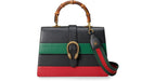 Gucci Large Dionysus Stripped Bamboo Top Handle Bag