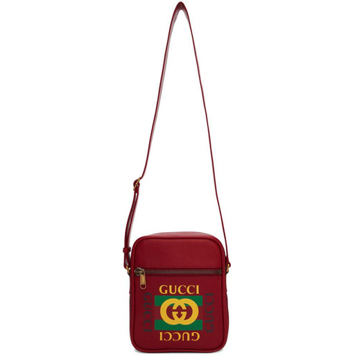 GUCCI LOGO MESSENGER BAG - LuxurySnob