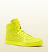 GUCCI NEON HIGH TOP SNEAKERS SIZE 38.5