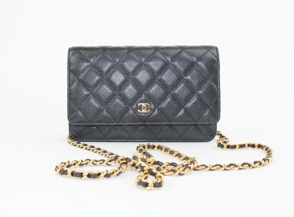 Chanel Wallet on Chain Caviar Black