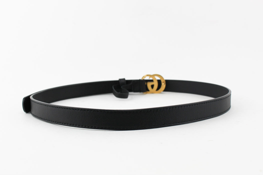 Gucci Leather belt with Double G buckle