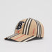 Burberry Monogram Motif Icon Stripe Cotton Baseball Cap