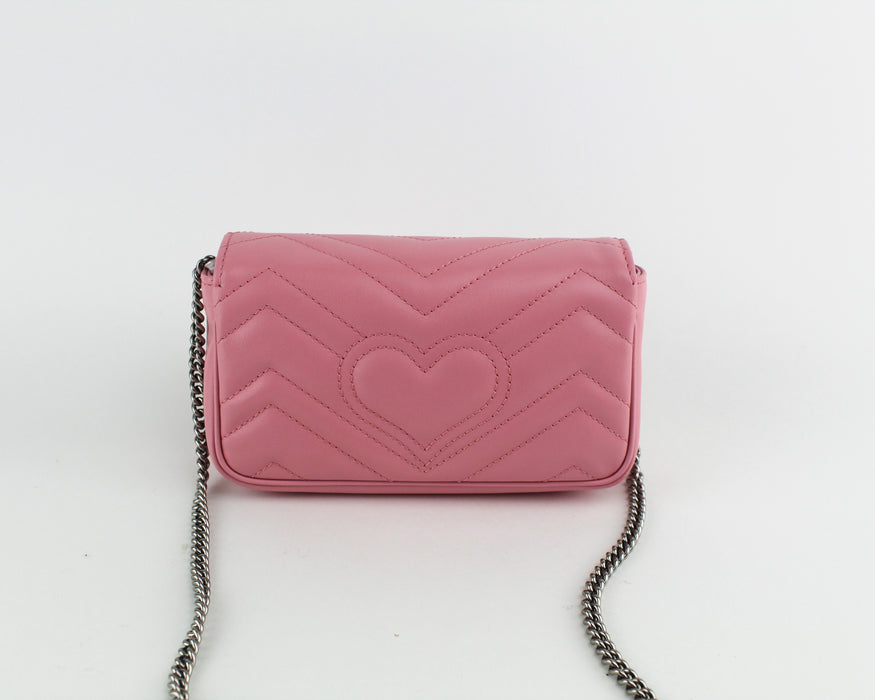 GUCCI GG MARMONT SUPER MINI PINK