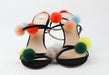Fendi Suede Ankle-Wrap Sandal w/Mink Fur Pompoms