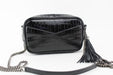 Saint Laurent Mini Lou Croc Embossed Camera bag