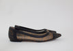 FENDI FF MESH COLIBRÌ BALLERINA FLATS SIZE 38 