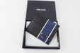 PRADA SAFFIANO TRI STRIPE CARDHOLDER