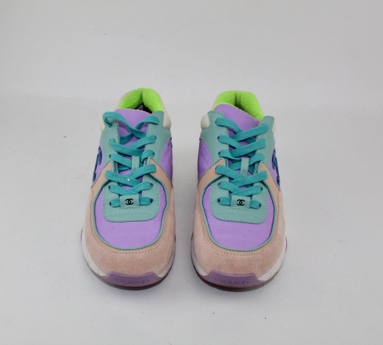 CHANEL CROSS TRAINER SNEAKERS