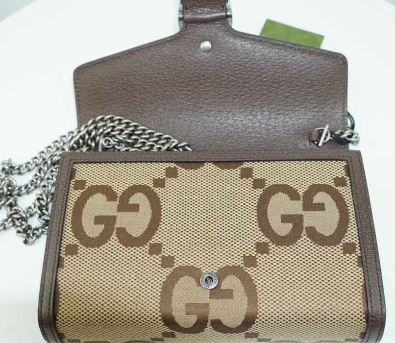 Gucci Dionysus GG Jumbo Wallet on chain