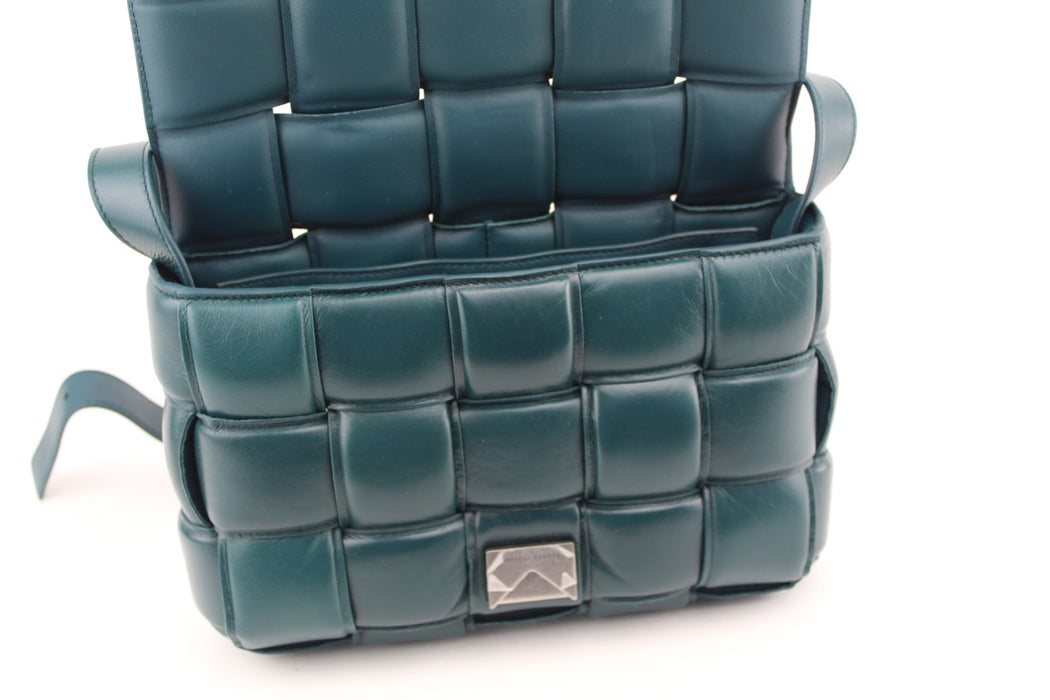 BOTTEGA VENETA PADDED CASSETTE BAG GREEN