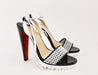 CHRISTIAN LOUBOUTIN VOLUMETRIC 120 BLACK /WHITE SANDALS