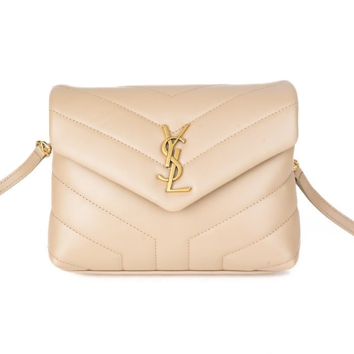Saint Laurent Loulou Toy Bag in Nude