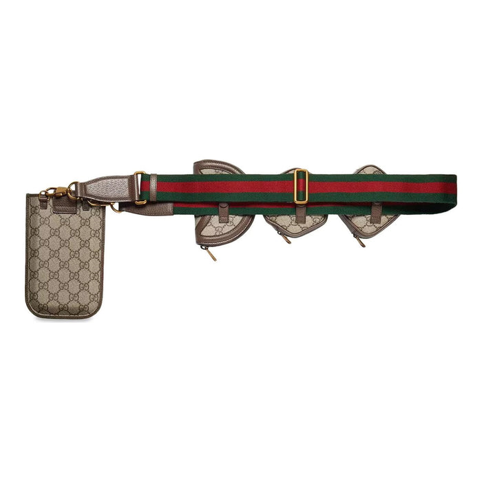 Gucci Ophidia Multiway Mini Bags In Beige