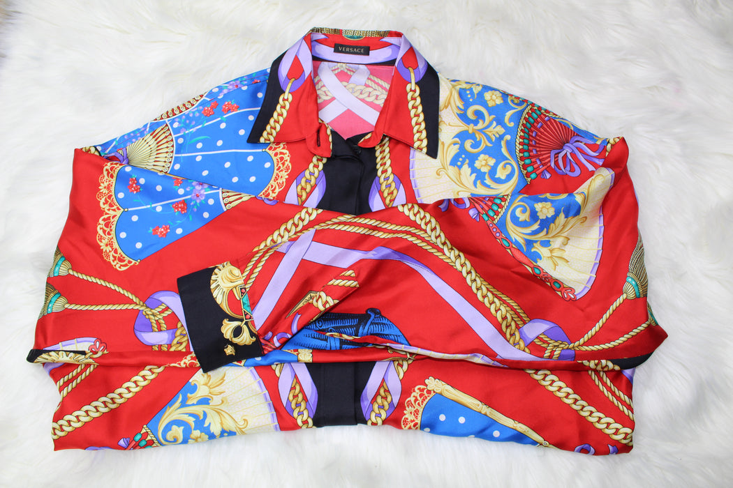 VERSACE WOMEN'S BAROQUE SHIRT SIZE 40/ US 6