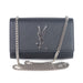Saint Laurent Kate Small Grain De Poudre Shoulder Bag on Chain