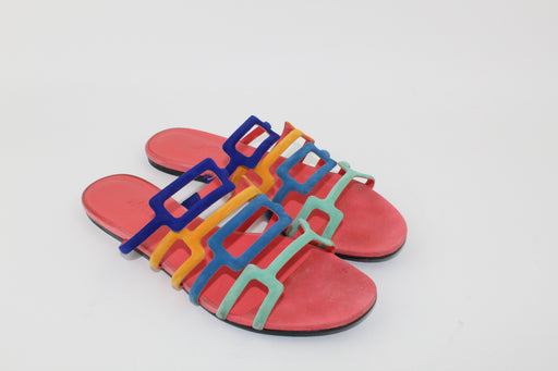 HERMES MULTI COLOR SANDALS