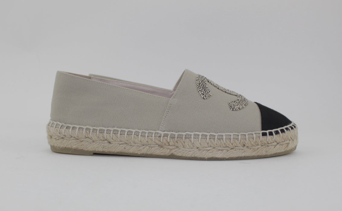 CHANEL ESPADRILLES SIZE 38