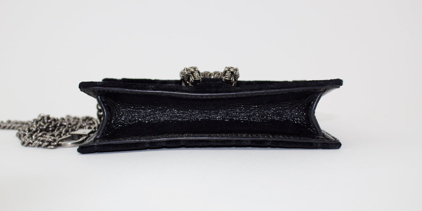 GUCCI DIONYSUS VELVET SUPER MINI BAG