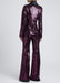 HALPERN SEQUINNED FLARED TROUSERS & BLAZER SIZE 40 - LuxurySnob