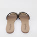 CHRISTIAN DIOR DWAY SLIDES BEIGE AND BLACK