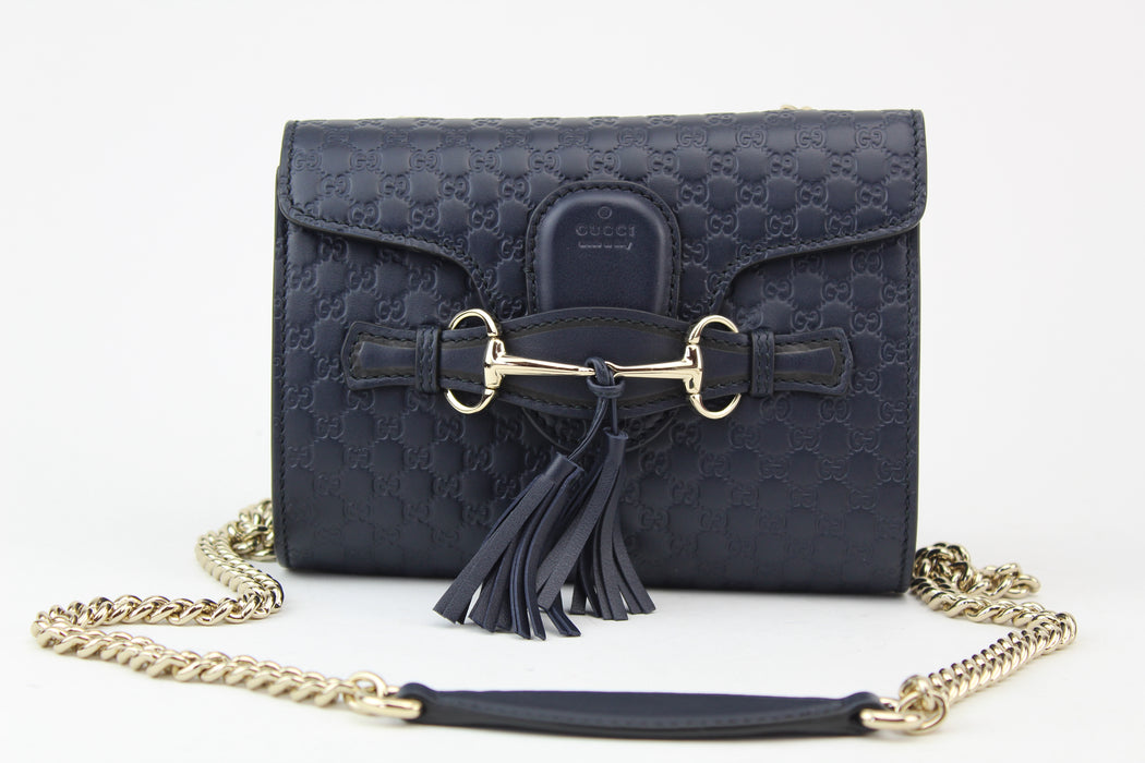 Gucci Emily Guccissima Mini Chain Bag