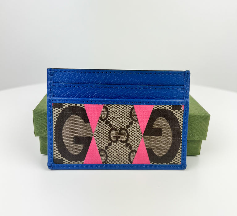 Gucci GG rhombus print card case