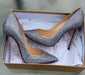 CHRISTIAN LOUBOUTIN SO KATE 120 GLITTER DISCO BALL SIZE 38.5 - LuxurySnob