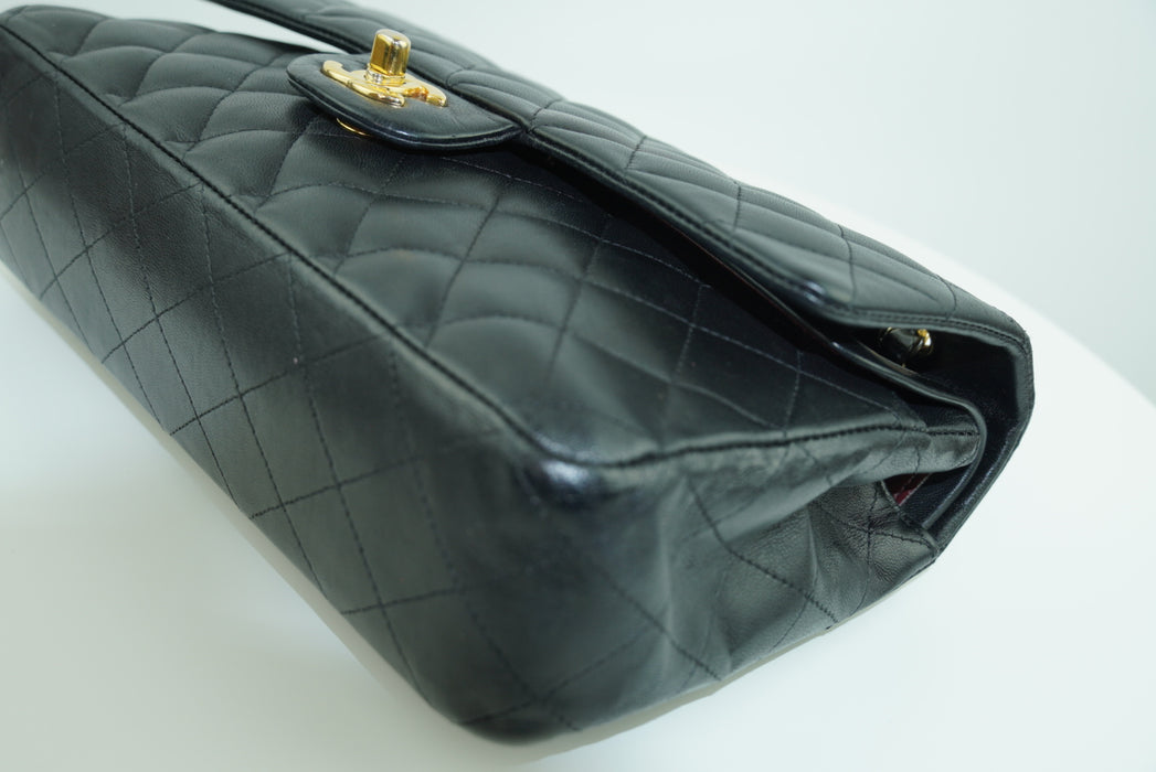 Chanel Lambskin Double Flap Medium Bag