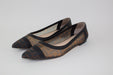 FENDI FF MESH COLIBRÌ BALLERINA FLATS SIZE 38 