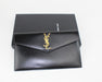 Saint Laurent Uptown Envelope Clutch Black