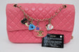 CHANEL SMALL LAMBSKIN FLAP BAG IN PINK - LuxurySnob